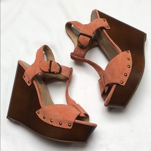 Platform open toe sandals
